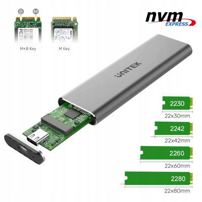 Unitek S1201A Obudowa dysku M.2 SSD USB 3.1