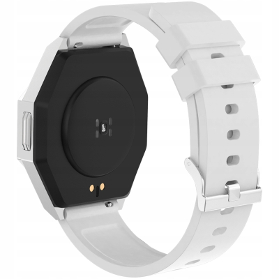 CANYON Smartwatch Otto SW 86 Srebrny - Ośmiokątny ekran 1,30