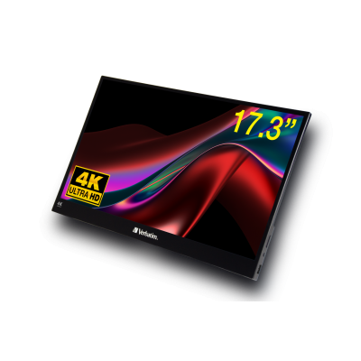Verbatim monitor przenośny dotykowy, PMT-17-4K, 17.3