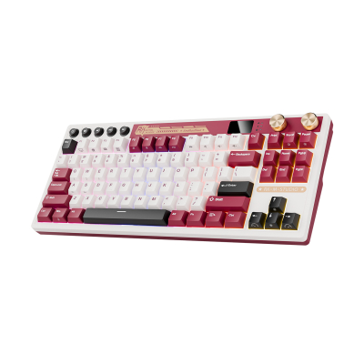 ROYAL KLUDGE RK M87 Famicom Gaming Keyboard Cream switch