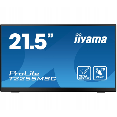 IIYAMA] Monitor 21.5 cala T2255MSC-B1 POJ. 10PKT. IPS HDMI DP 2xUSB 3.0