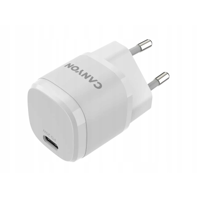 CANYON Ładowarka sieciowa H-20-05 PD 20W USB-C Biała