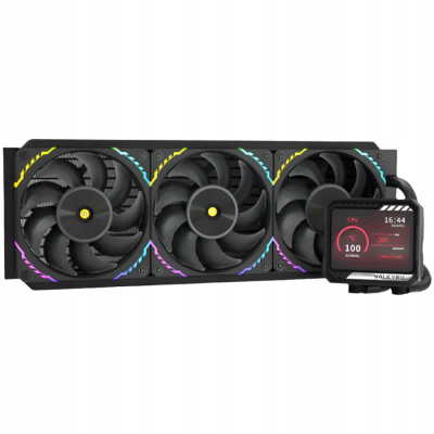 VALKYRIE V360 LCD chłodzenie wodne AIO CPU Czarny