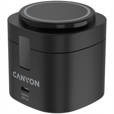 Canyon WCS405B - stacja ładowania 4-w-1 Qi2 z ładowarką 65 W