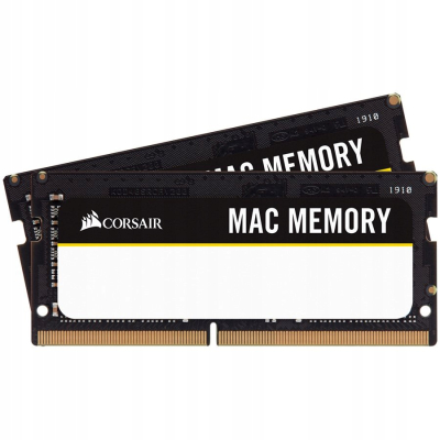 CORSAIR DDR4 2666MHz 32GB (2x16GB) Apple SODIMM 18-18-18-43 Black PCB, 1.2V