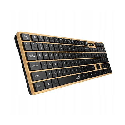 Genius Slimstar 7250BT Copilot klawiatura bezprzewodowa CZ/SK beżowo-czarny