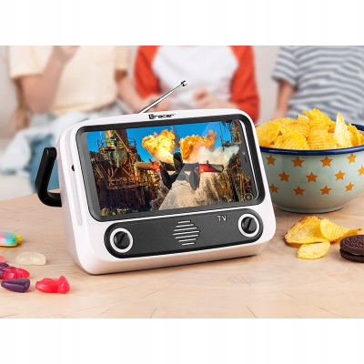 Tracer Stojak na telefon z głośnikiem BT TRACER TV79 - FM, USB, Powerbank SKLEP KOZIENICE RADOM