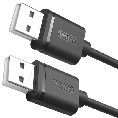 Unitek Y-C442GBK przewód USB 2.0 AM-AM 1.5m