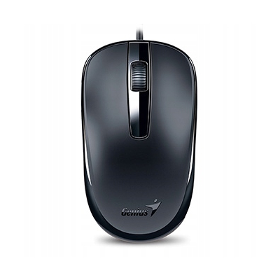 Genius DX-120 Mysz przewodowa, czarna, 1200DPI, USB-C
