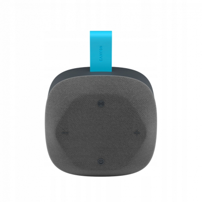 CANYON Głośnik Bluetooth HEXAGON 10 TWS 8W IPX5 Szaro - Niebieski