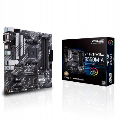 ASUS Płyta główna Prime B550M-A/CSM AM4 4DDR4 HDMI M.2 mATX