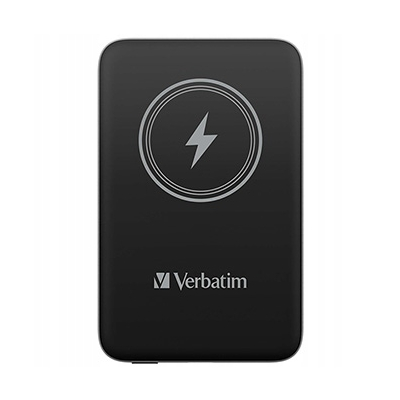 Verbatim powerbank z ładowaniem bezprzewodowym 5V 10 000mAh czarna 32245