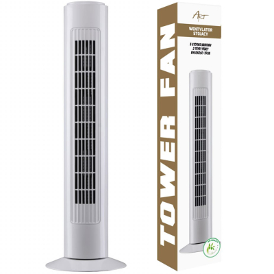 ART WENTYLATOR KOLUMNOWY W042 75cm 50W biały