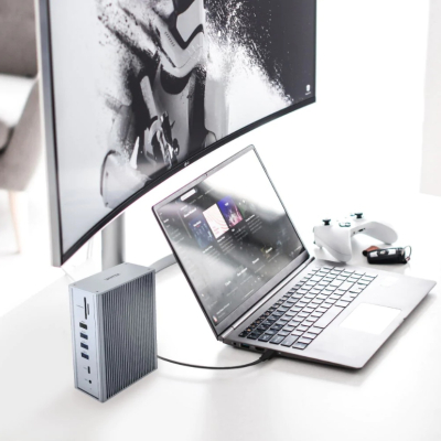 Unitek Stacja dokująca 15 w 1, USB-C z zasilaczem