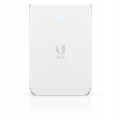 UBIQUITI UniFi U6 Access Point, In-Wall, Wi-Fi 6 AX5400 5x GE