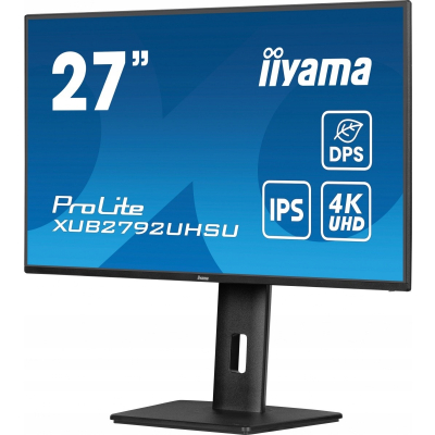 IIYAMA Monitor 27 cali XUB2792UHSU-B6 4K IPS DP HDMI USB-C
