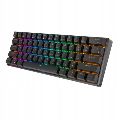 ROYAL KLUDGE RK61 Black Gaming Keyboard Red switch