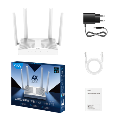 Router CUDY WR3000E 802.11ax (Wi-Fi 6) MESH