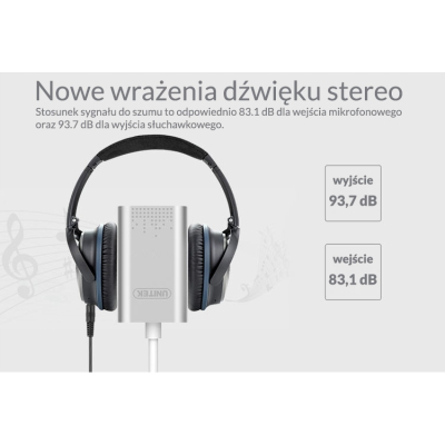 Unitek Y-247A karta dźwiękowa na USB Stereo