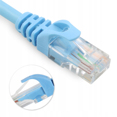 Unitek Y-C813ABL Patchcord UTP kat.6 niebieski 10m