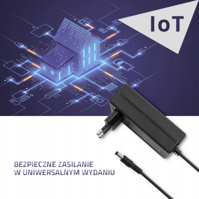 Qoltec Zasilacz wtyczkowy 25W 5V 5A 5.5*2.1