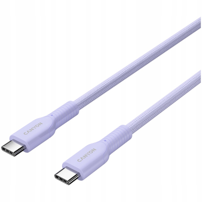 Canyon OnWire 60CL - kabel USB-C do USB-C 60 W, 1 m (fioletowy)