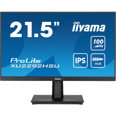 IIYAMA Monitor 21.5 cala ProLite XU2292HSU-B6 IPS 100Hz HDMI,DP,2x2W,USB Sklep KOZIENICE RADOM