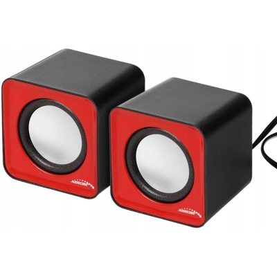 Zestaw głośników 2.0 Audiocore AC870R 6 W czerwony