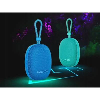 CANYON Głośnik Bluetooth OnMove 12 IPX7 TWS 5W Niebieski