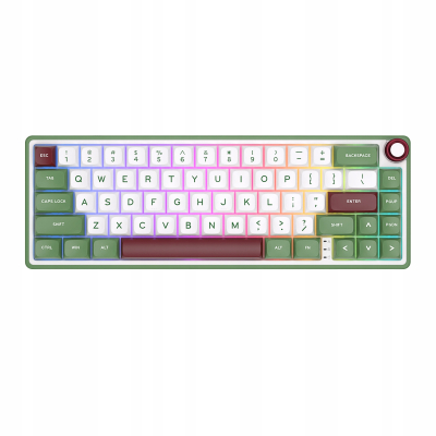 ROYAL KLUDGE R65 Green sand Gaming Keyboard Chartreuse switch