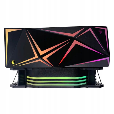 Rampage Octagon C50 Chłodzenie LGA1700/AM5 1800RPM 120mm ARGB Czarny