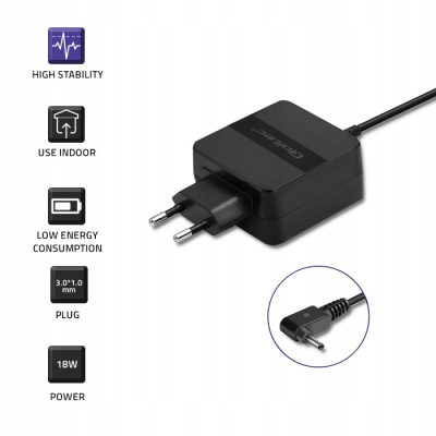 Qoltec Zasilacz do Acer 18W 12V 1.5A 3.0*1.0