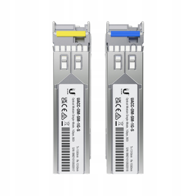 UBIQUITI uFiber SFP WDM, 1.25Gbps, SM LC, 3km, (2-pack)