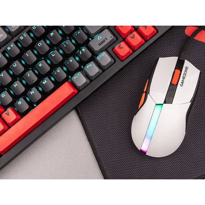 Mysz Przewodowa gamingowa Optyczna Tracer GameZone Cool 12000 dpi Biała
