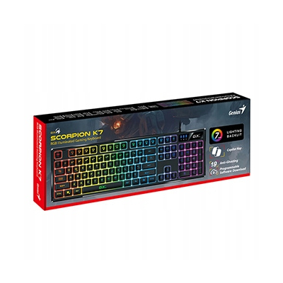Genius GX Gaming Scorpion K7 Copilot klawiatura przewodowa (USB) CZ/SK