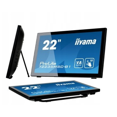 Monitor IIYAMA 21,5'' T2235MSC-B1 DOTYK HDMI/DVI