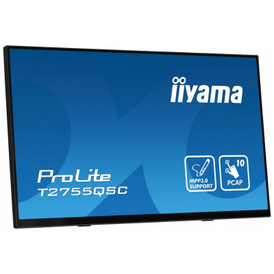 IIYAMA Monitor 27 cali T2755QSC-B1 Dotyk USB HDMI IPS QHD