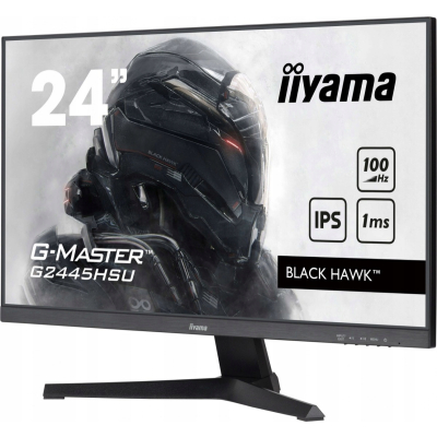 IIYAMA Monitor 23,8 cala G2445HSU-B2 IPS FHD 100Hz, 1ms 2xUSB 300cd
