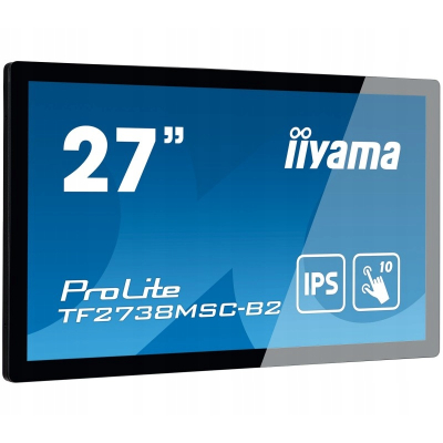IIYAMA Monitor 27 cali TF2738MSC-B2 IPS,FHD DVI DP HDMI 2x3W poj.10p IP1X