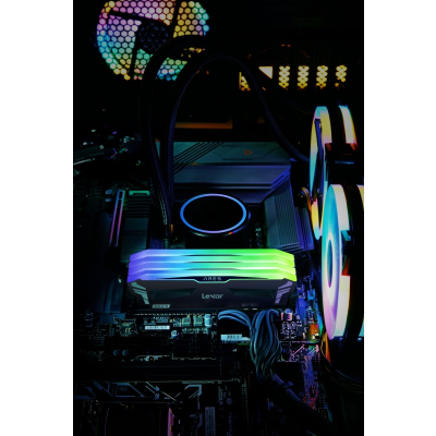 Lexar Pamięć DDR5 ARES RGB Gaming 32GB(2*16GB)/6800 czarna