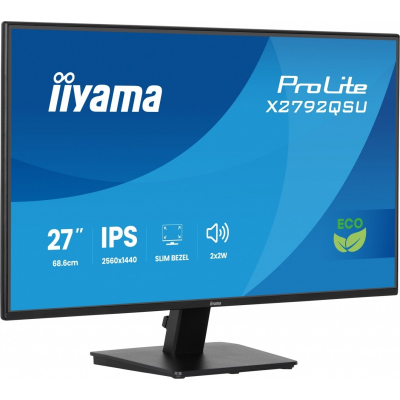 Monitor iiyama 27 cali X2792QSU-B1 IPS QHD 120Hz HDMI DP 350cd 1500:1