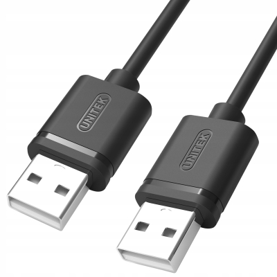 Unitek Y-C442GBK przewód USB 2.0 AM-AM 1.5m