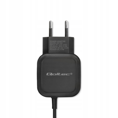 Qoltec Ładowarka sieciowa 17W 5V 3.4A USB + Micro USB 50189
