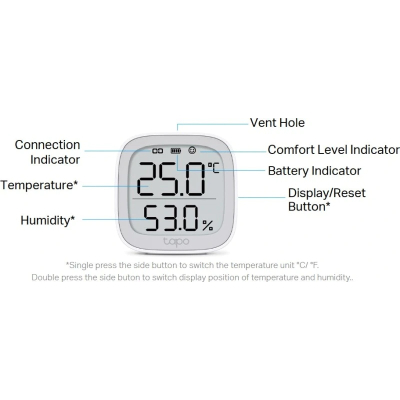 TP-LINK Czujnik Temperatury i Wilgotności Tapo T315