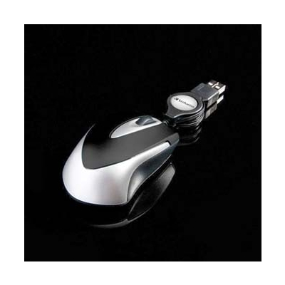 Verbatim Go Mini 49020 Mysz przewodowa, czarna, 1000DPI