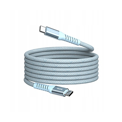 Verbatim USB kabel USB C(M) - USB C(M) 60W 1.2m magnetyczny niebieski 31852
