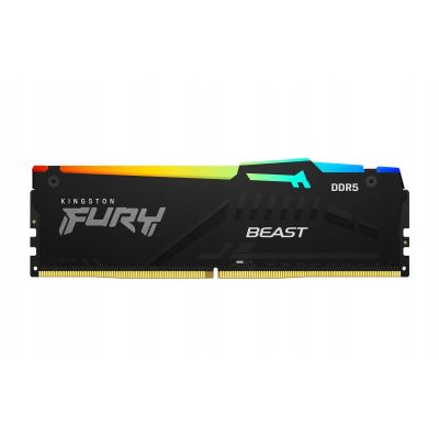 Pamięć DDR5 Fury Beast RGB 16GB(1*16GB)/5600