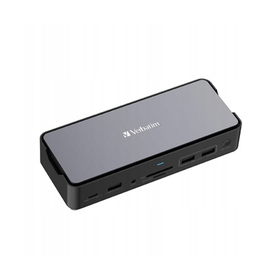 Verbatim Stacja dokująca USB-C Pro 15-port HDMI RJ45 microSD USB-A USB-C