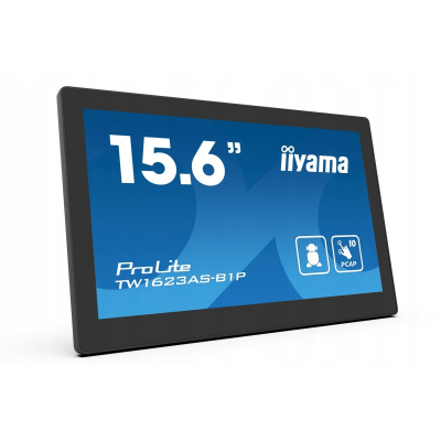 IIYAMA Monitor 16 cali TW1623AS-B1P 10P DOT IPS ANDROID WIFI RJ45 HDMI USB