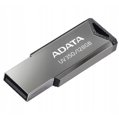 ADATA Pendrive UV350 128GB USB 3.1 Metallic AUV350-128G-RBK